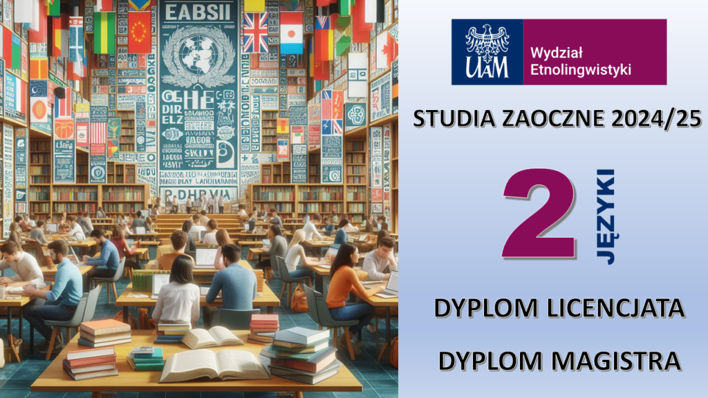 Planowane języki na kierunku etnolingwistyka studia niestacjonarne w roku akademickim 2024/25