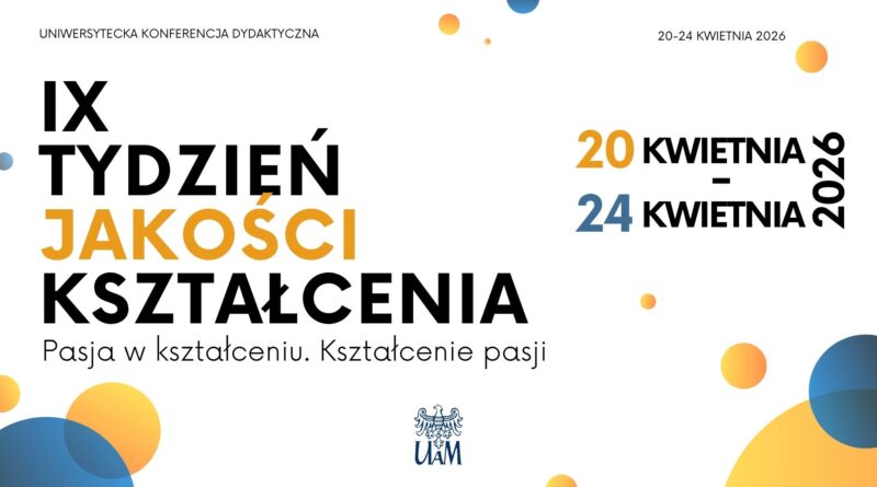 Tydzień Jakości Kształcenia 20-24 kwietnia 2026